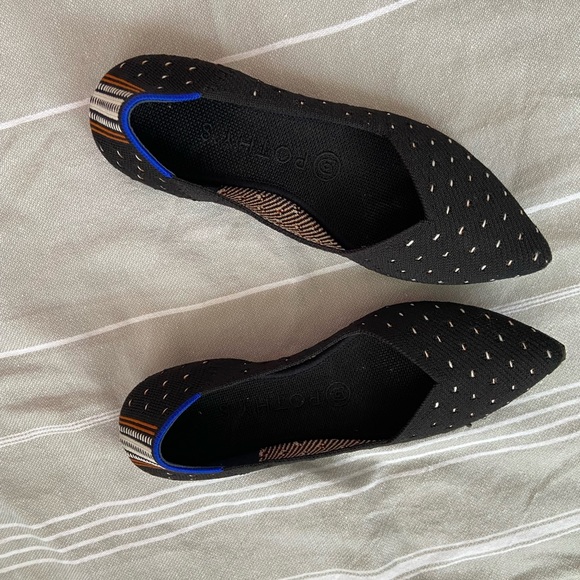 Rothy’s - The Point in Ivory Dot - W7 - Picture 3 of 12